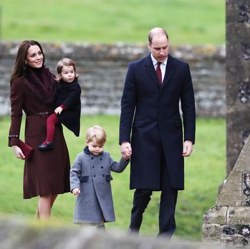 The Royal Family Attend Church On Christmas Day