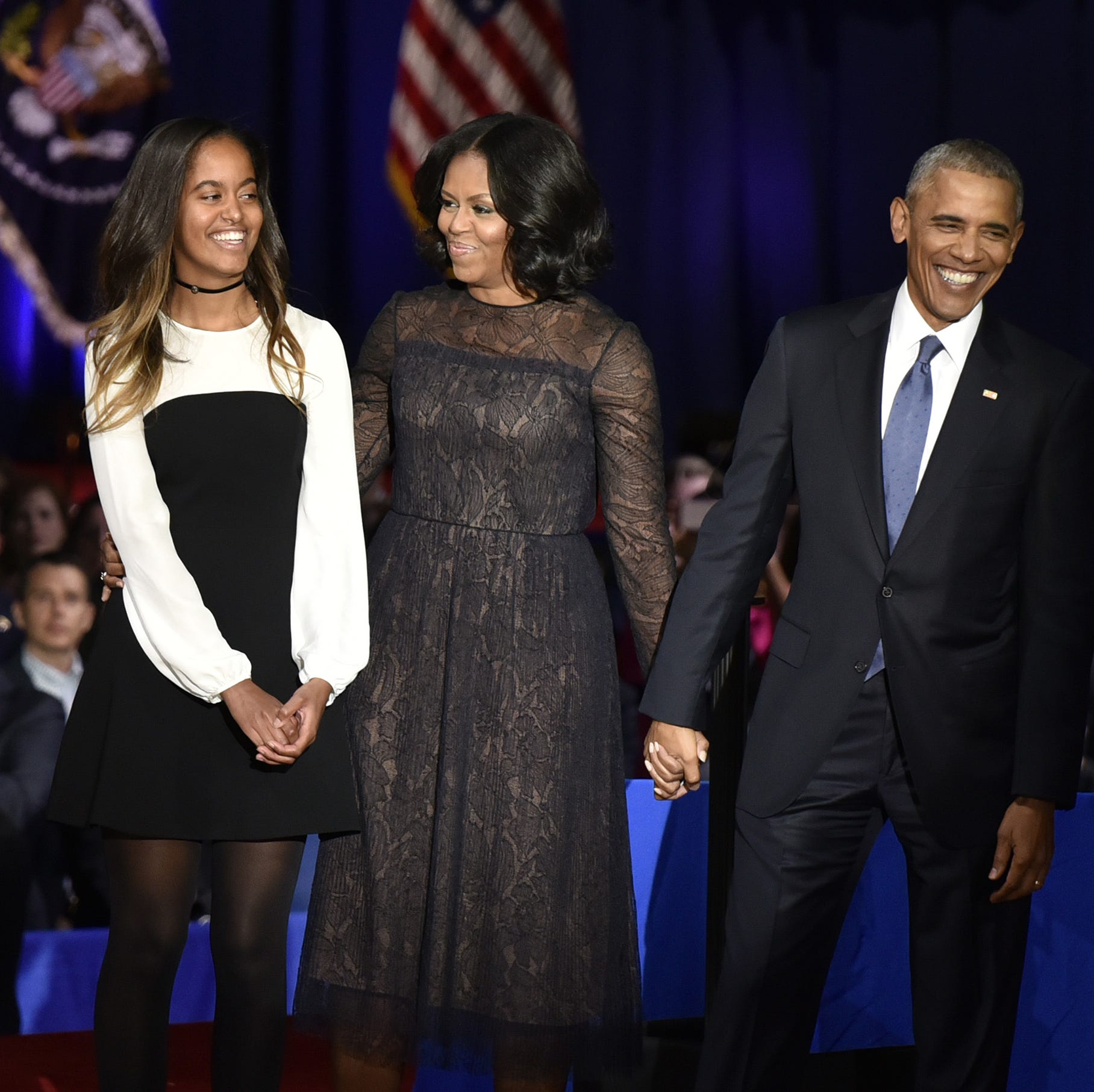 Michelle Obama Explains Why Daughter Malia Isn't Using the Family Surname