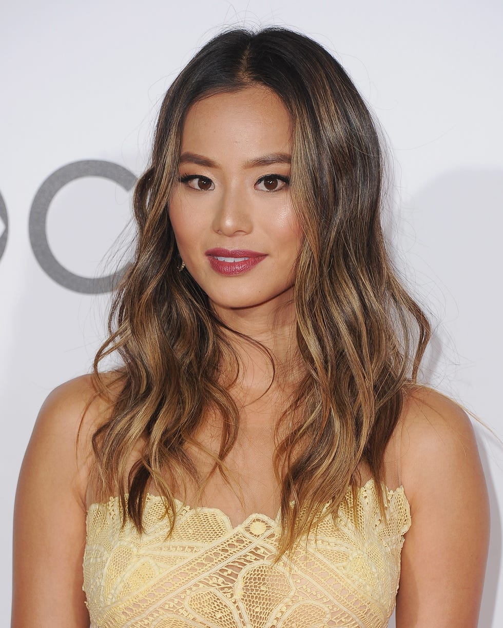 light brown hair color jamie chung