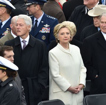 hillary clinton trump inauguration 2017
