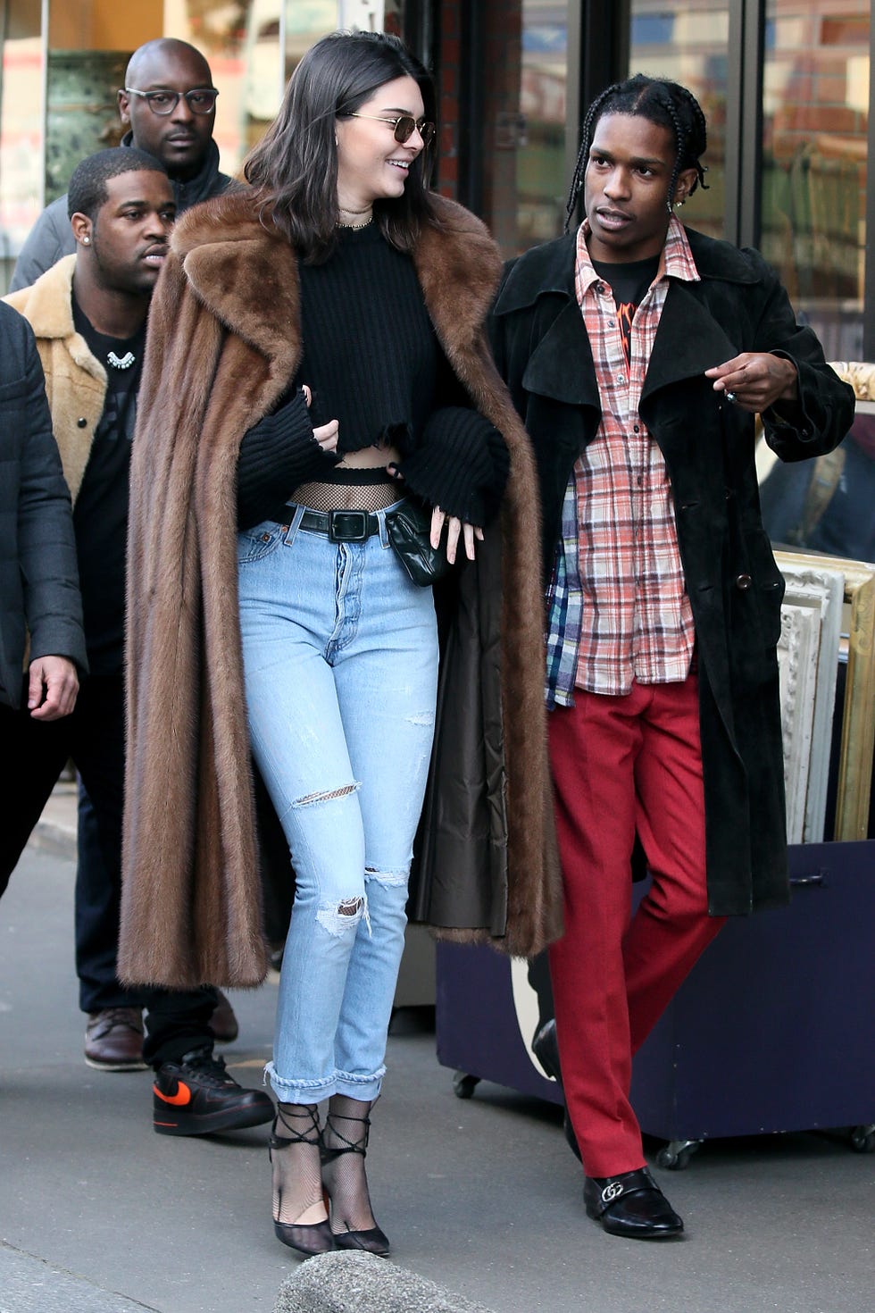 Kendall Jenner-A$AP Rocky Engagement Rumor - Non-Engagement Rings on Ring  Finger