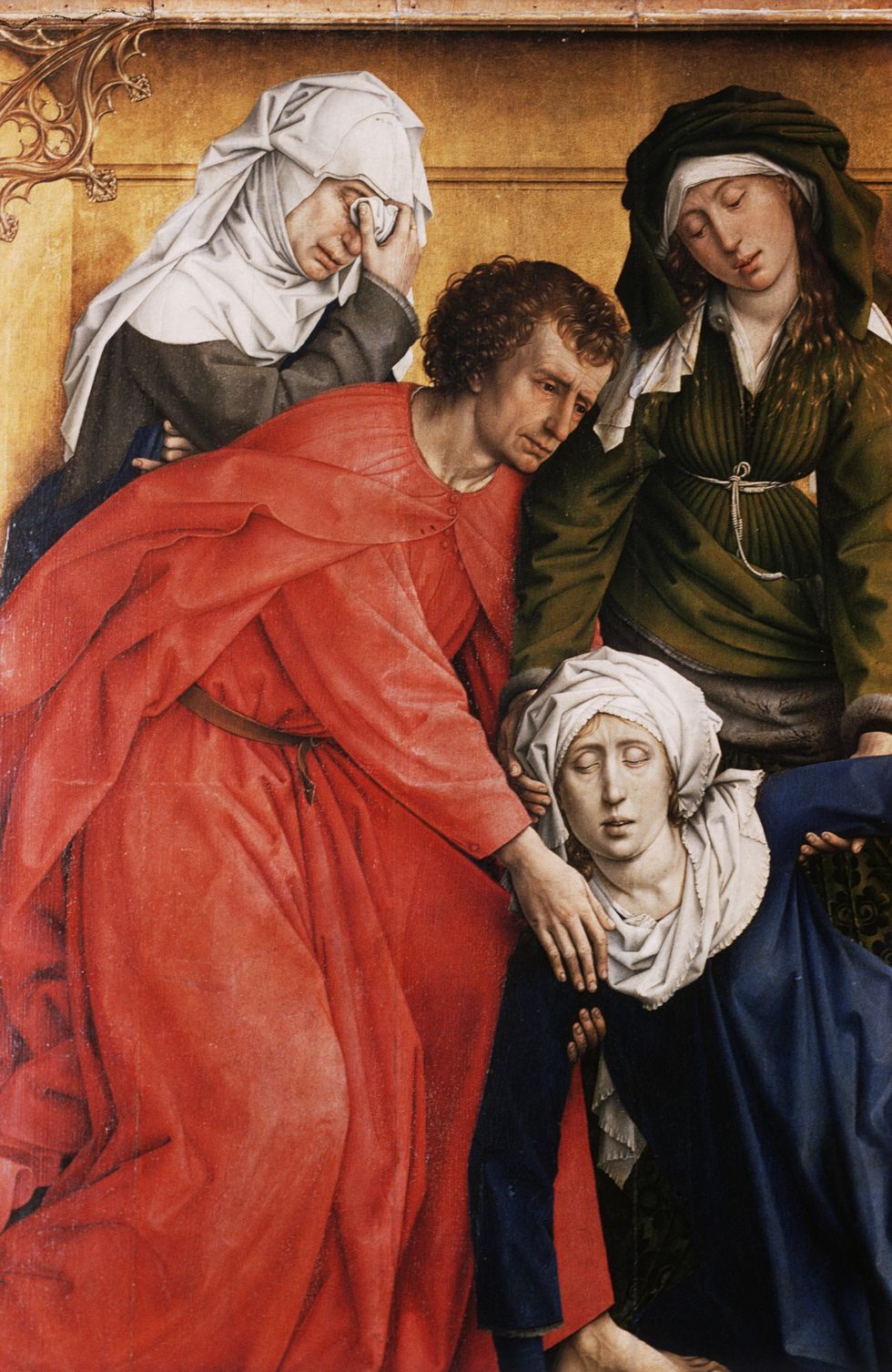 detail of the descent from the cross by rogier van der weyden   photo by francis g mayercorbisvcg via getty images
