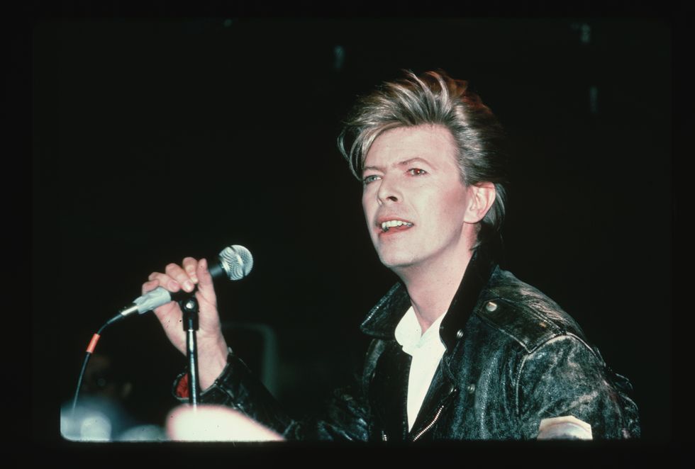 David Bowie Performing on Glass Spider Tour