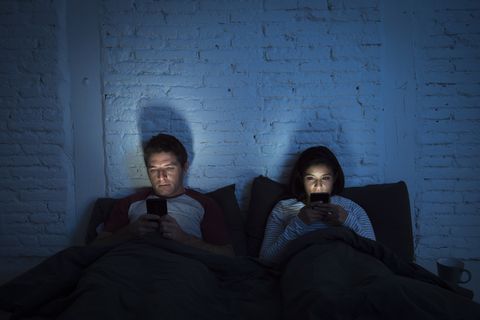 Blue light from cell phones and computers may increase risk of prostate cancer.