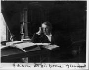 thomas edison at his home in glenmont