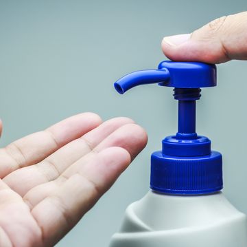 Water, Hand, Finger, Plastic, Plastic bottle, Nail, Fluid, Spray, Thumb, 