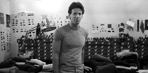 new york ny, march designer calvin klein in his 7th avenue studio during the roll out of fashion designers 1980 fall collection in new york ny, march, 1980 photo by john mcdonnell  the washington post via getty images