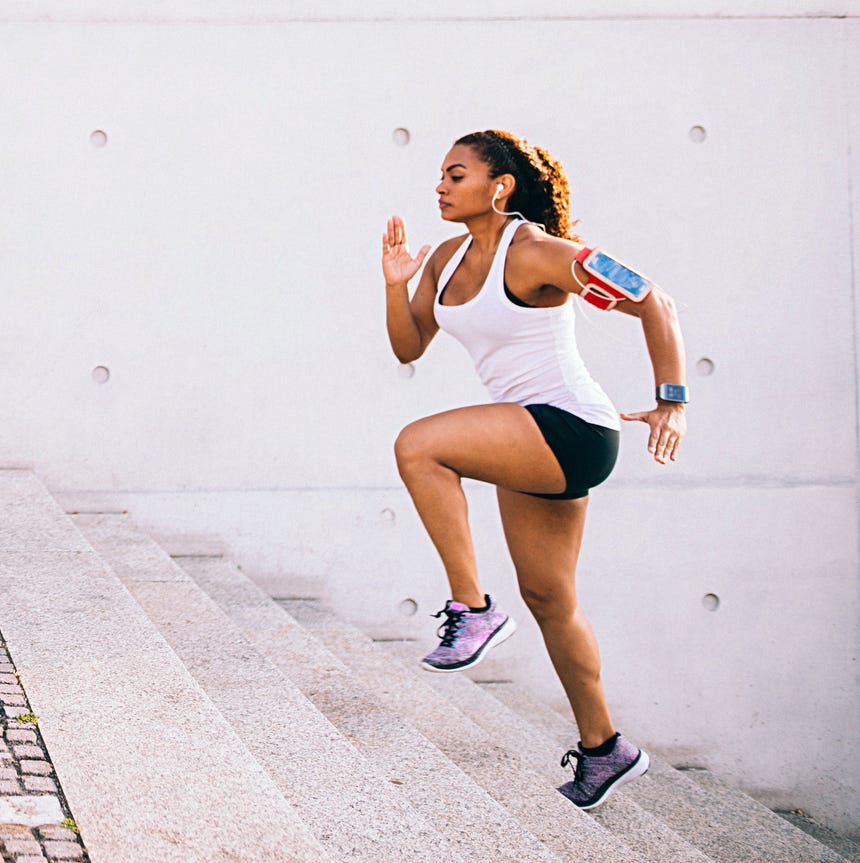 woman doing workout, how to start running