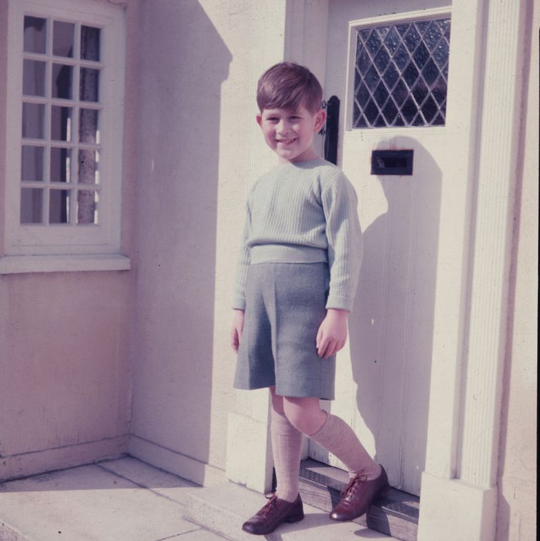 the young prince charles outside the little welsh cottage at the royal lodge at windsor photo by © hulton deutsch collectioncorbiscorbis via getty images