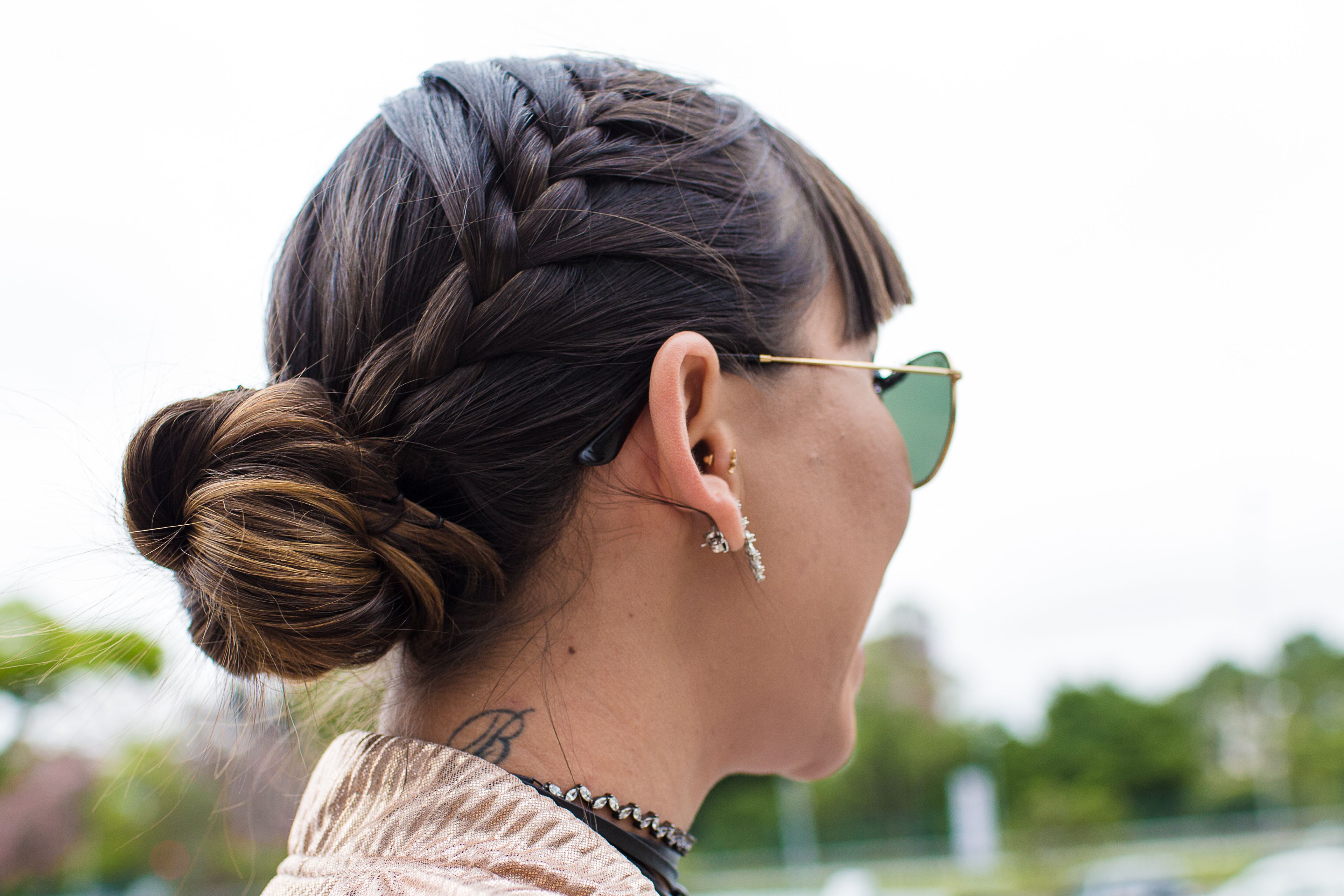 Parting plaits & unicorn braids - celebrity hair