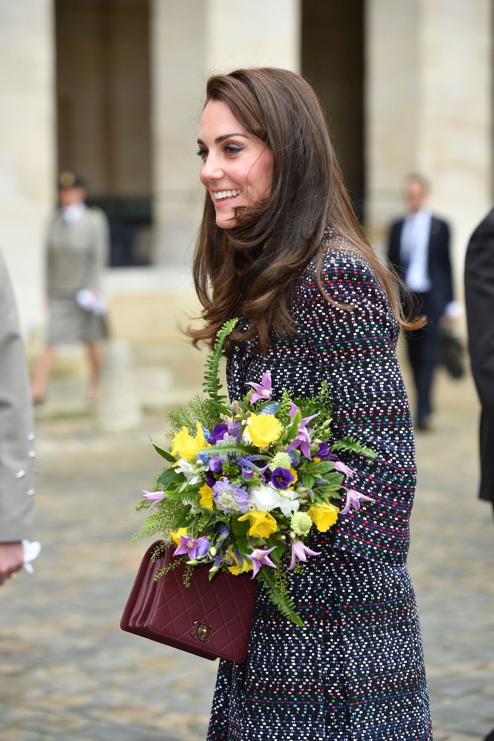 paris, france march 18 catherine, duchess of cambridge visits the invalides on march 18, 2017 in paris, france the duke and duchess are on a two day tour of france photo by poolsamir husseinwireimage