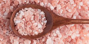 Himalayan Pink Rock Salt In Spoon