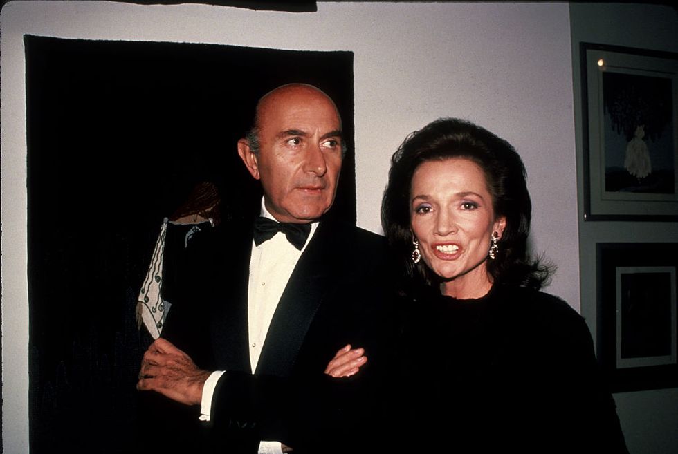 new york, ny   circa 1982 lee radziwill and beppe modenese circa 1982 in new york city photo by robin platzerimagesgetty images