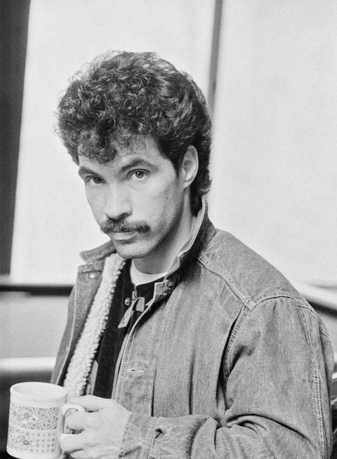 john oates left and daryl hall of american pop duo hall and oates, upstate new york, february 1983 photo by michael putlandgetty images