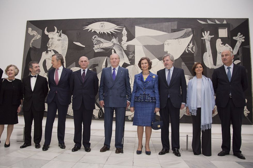 Spanish Royals Open 'Piedad Y Terror en Picasso: El camino A Guernica' Exhibition At Reina Sofia Museum