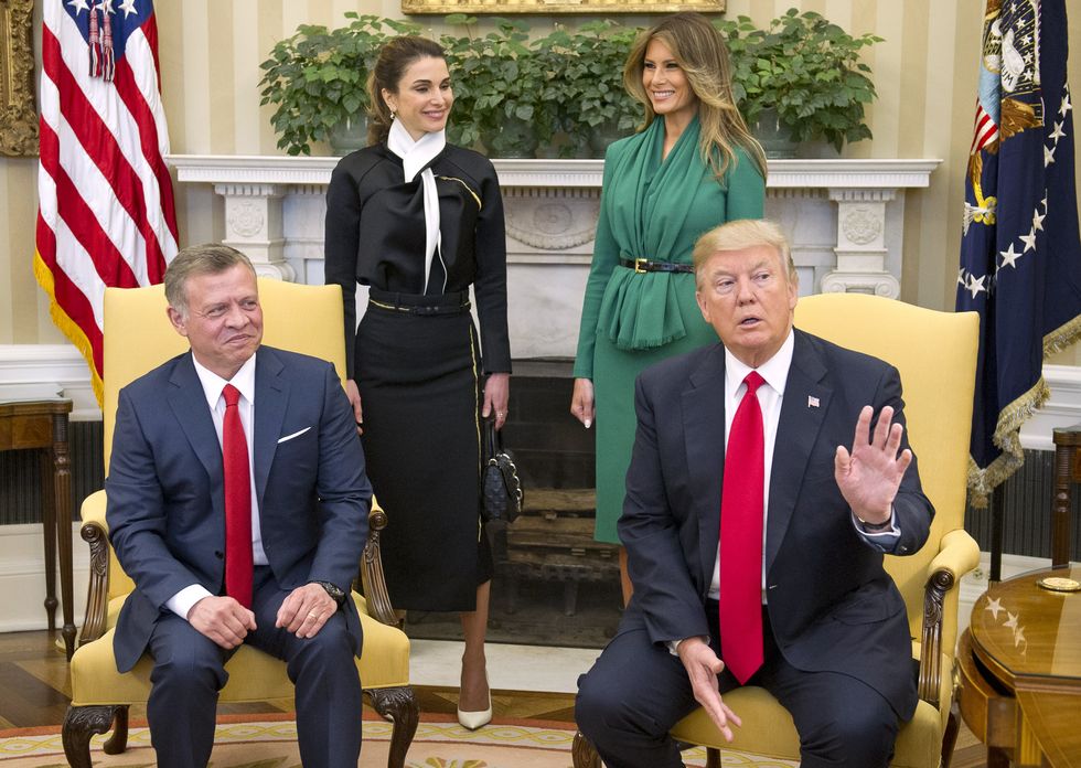 Trump and the King of Jordan