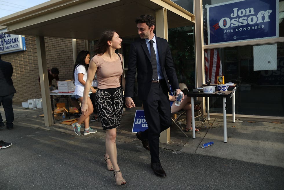 Alisha Kramer and Jon Ossoff.​