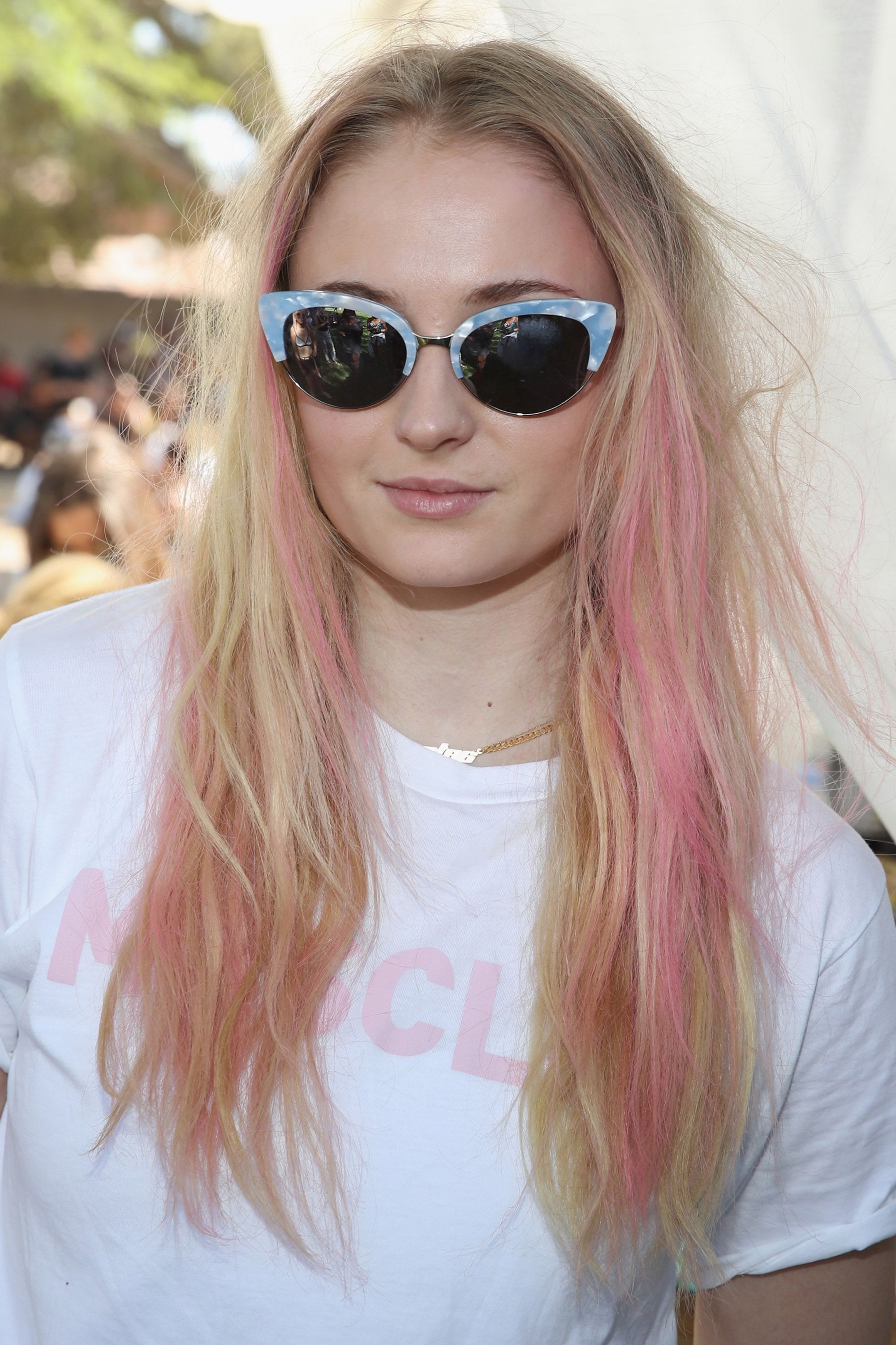 Popular Girl Pink & Blonde Hair