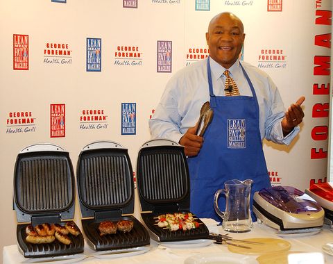George Foreman Launhces New Grill in London
