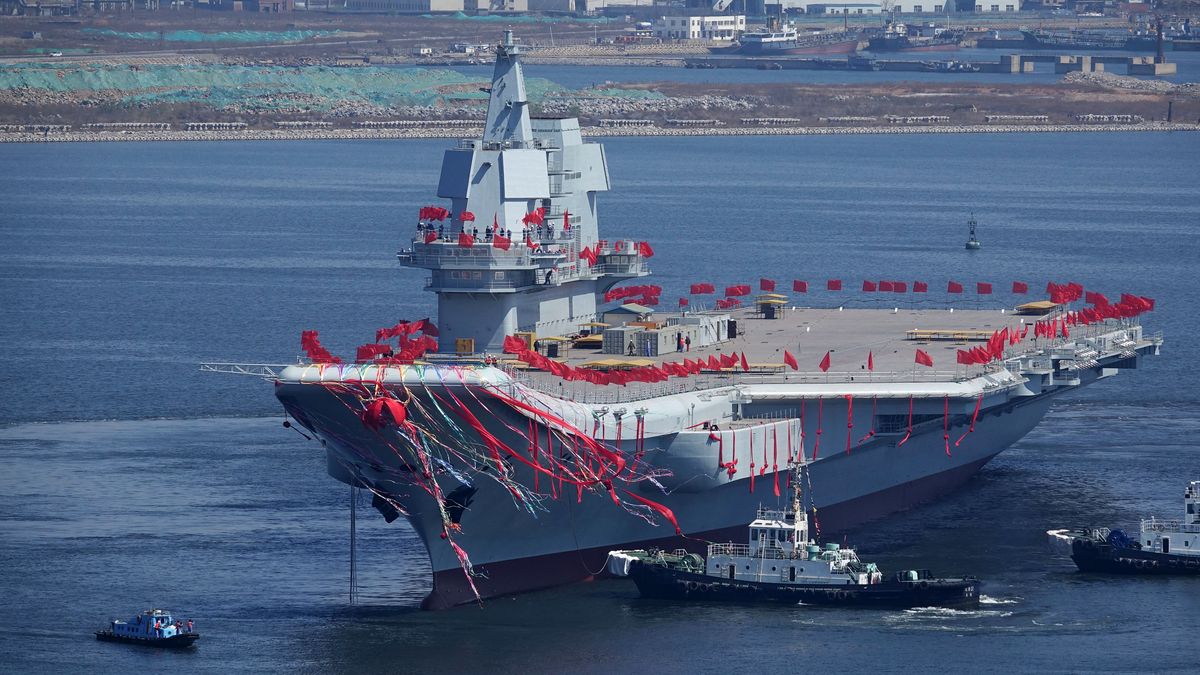 China's second carrier, 001A.
