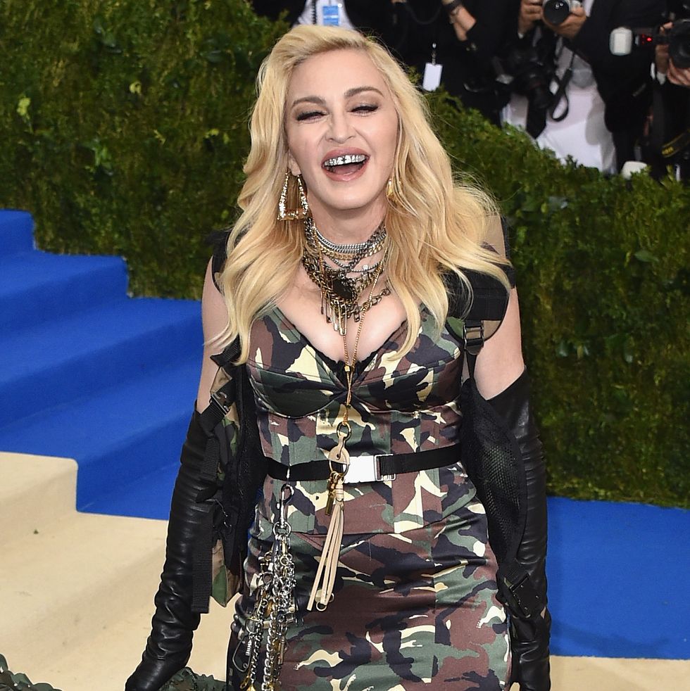 new york, ny   may 01  madonna attends the rei kawakubocomme des garcons art of the in between costume institute gala at metropolitan museum of art on may 1, 2017 in new york city  photo by john shearergetty images
