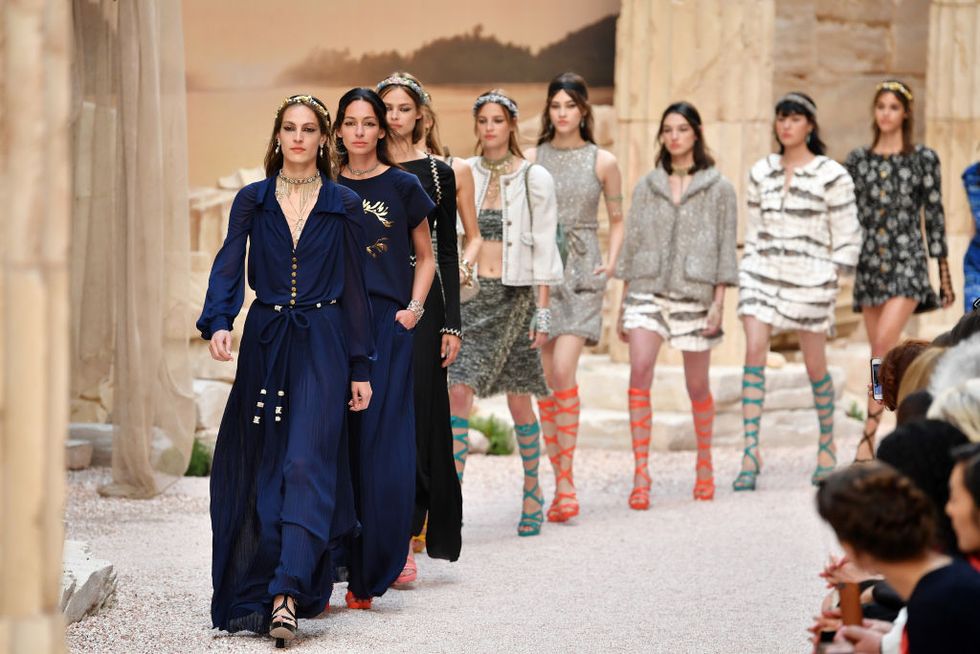 Chanel Cruise 2018 Channeled Ancient Greece