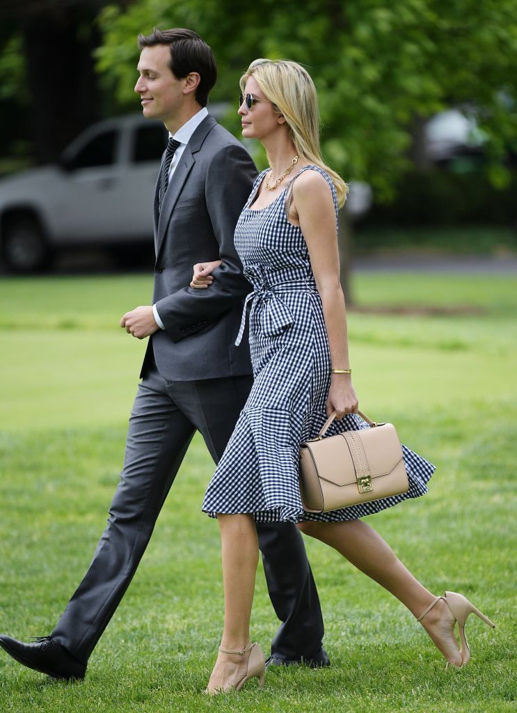 Ivanka trump green dress best sale