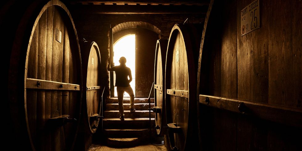 Cellar in Chianti Wine Country, Tuscany