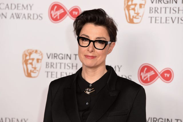 london, england   may 14  host sue perkins poses in the winners room at the virgin tv bafta television awards at the royal festival hall on may 14, 2017 in london, england  photo by jeff spicergetty images