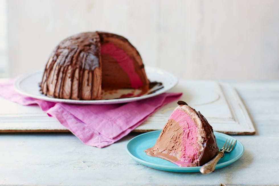 Food, Frozen dessert, Dish, Cuisine, Dessert, Zuccotto, Ice cream, Spumoni, Ingredient, Semifreddo, 