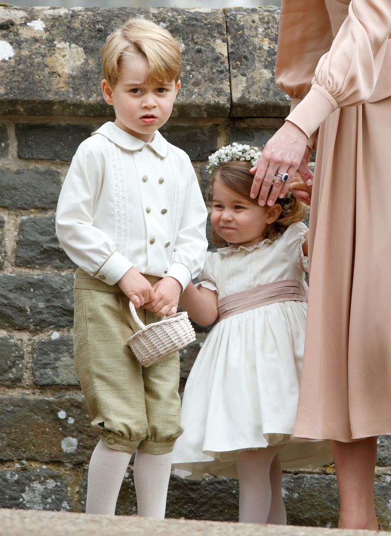 Prince George And Princess Charlotte Steal The Show With A Wave At Princess Eugenie s Royal Wedding