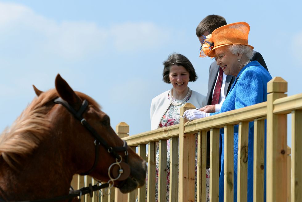 Royal visit to Duchy of Lancaster farms - Staffordshire