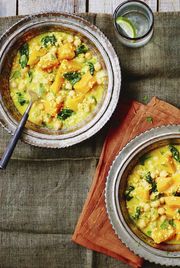 Thai yellow pumpkin curry with millet