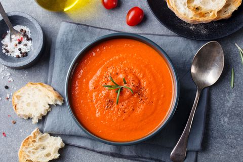 Dish, Food, Cuisine, Ingredient, Carrot and red lentil soup, Tomato soup, Soup, Bisque, Produce, Comfort food, 