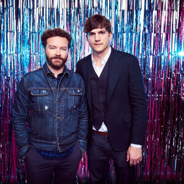 nashville, tn june 07 danny masterson and ashton kutcher pose at music city convention center on june 7, 2017 in nashville, tennessee photo by john shearergetty images for cmt