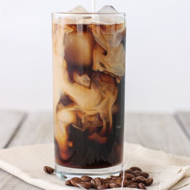 Iced coffee cafe latte