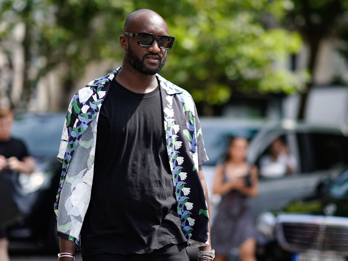 Off-White designer Virgil Abloh attends the opening of the new