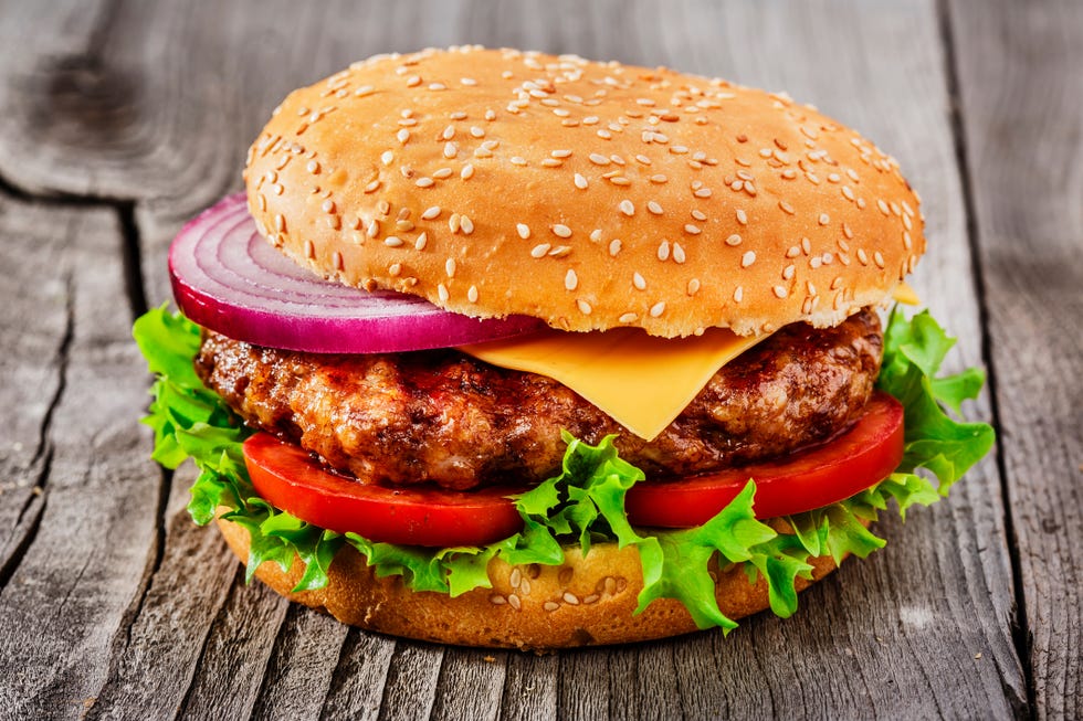 Food, Hamburger, Junk food, Dish, Fast food, Veggie burger, Cuisine, Original chicken sandwich, Cheeseburger, Patty, 