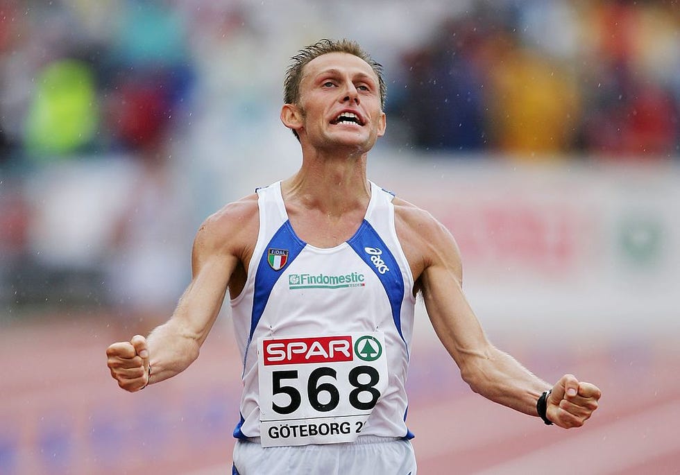 stefano baldini e il suo oro nella maratona degli europei di goteborg del 2006