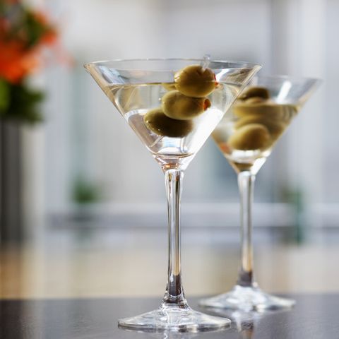 still life martini glasses