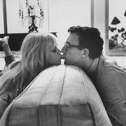 beverly hills, united states   march 01  peter sellers and wife at home on the couch kissing  photo by allan grantthe life images collection via getty imagesgetty images