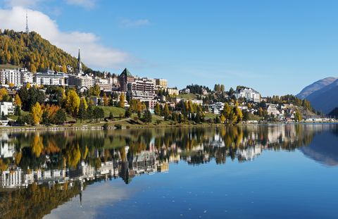 Reflection, Water, Nature, Sky, Town, Daytime, River, Lake, Human settlement, Mountain, 