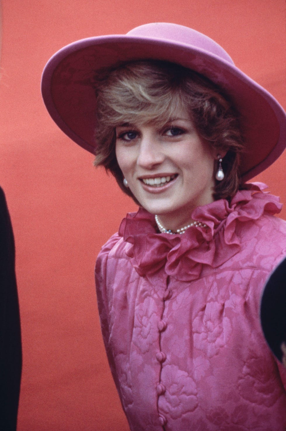 diana, princess of wales 1961   1997 at westminster pier ready to greet queen beatrix of the netherlands as she arrives on her state visit, london, 16th november 1982 photo by jayne fincherprincess diana archivehulton archivegetty images