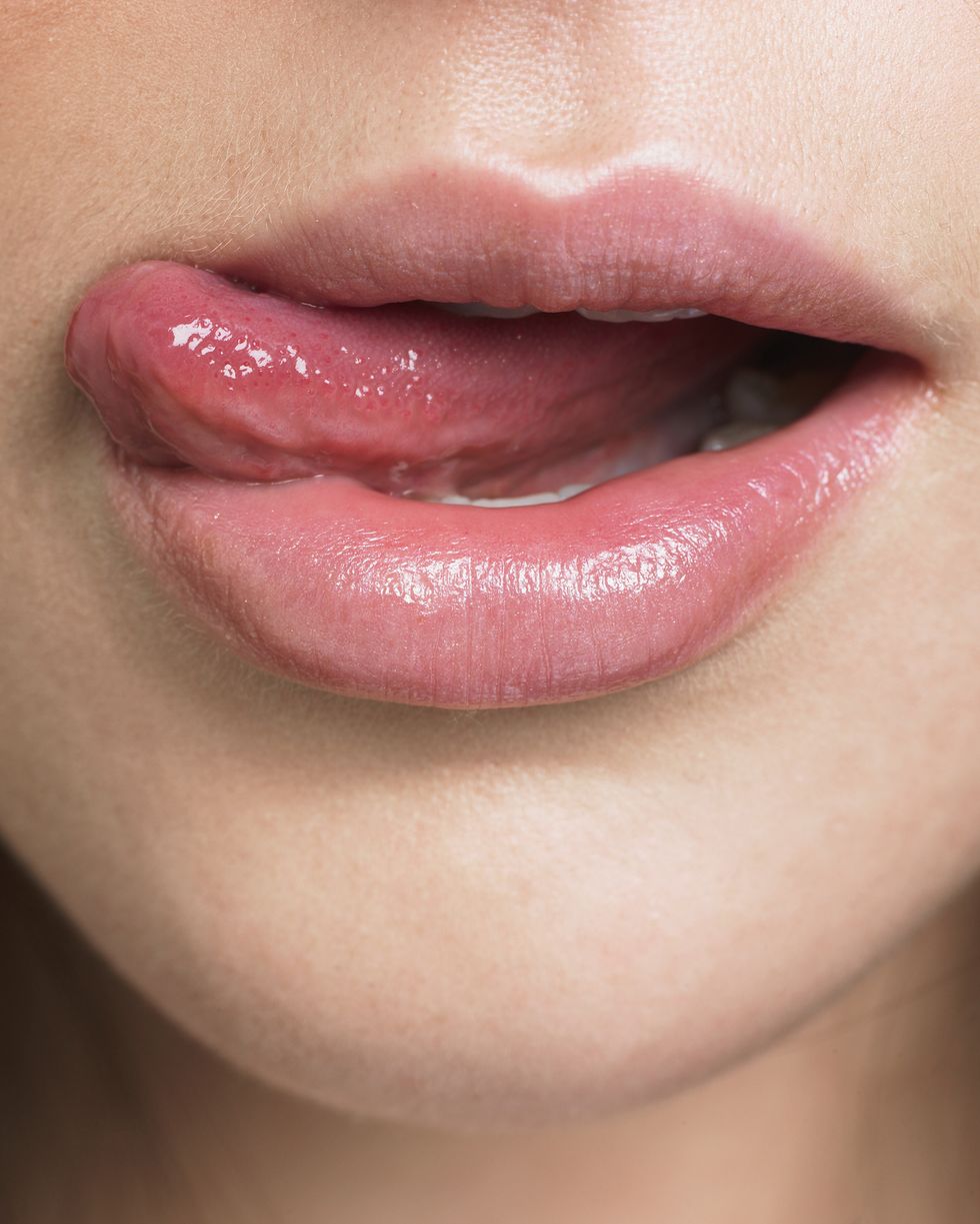 Lip, Face, Chin, Tongue, Cheek, Mouth, Skin, Close-up, Nose, Jaw, 