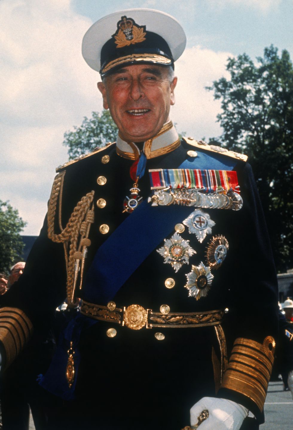 admiral of the fleet lord louis mountbatten 1900  1979 at the ministry of defence, london, after his retirement from the office of chief of the defence staff, 15th july 1965 photo by keystonehulton archivegetty images