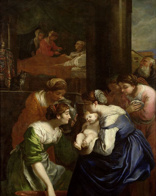 painted image of birth