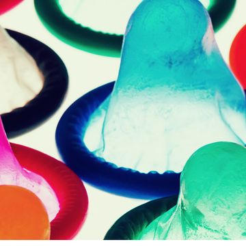 Full Frame Shot Of Multi Colored Condoms