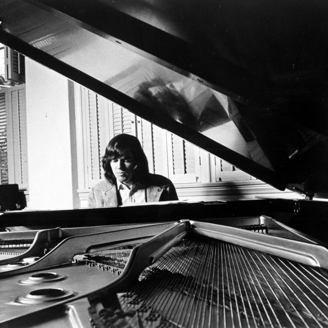 songwriter jimmy webb poses for a portrait at the piano with a fender amplifier in the background in circa 1975 photo by michael ochs archivesgetty images