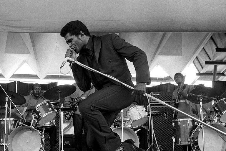 newport, ri   july 6  godfather of soul james brown performs onstage at the newport jazz festival on july 6, 1969 in newport, rhode island photo by tom copimichael ochs archivesgetty images