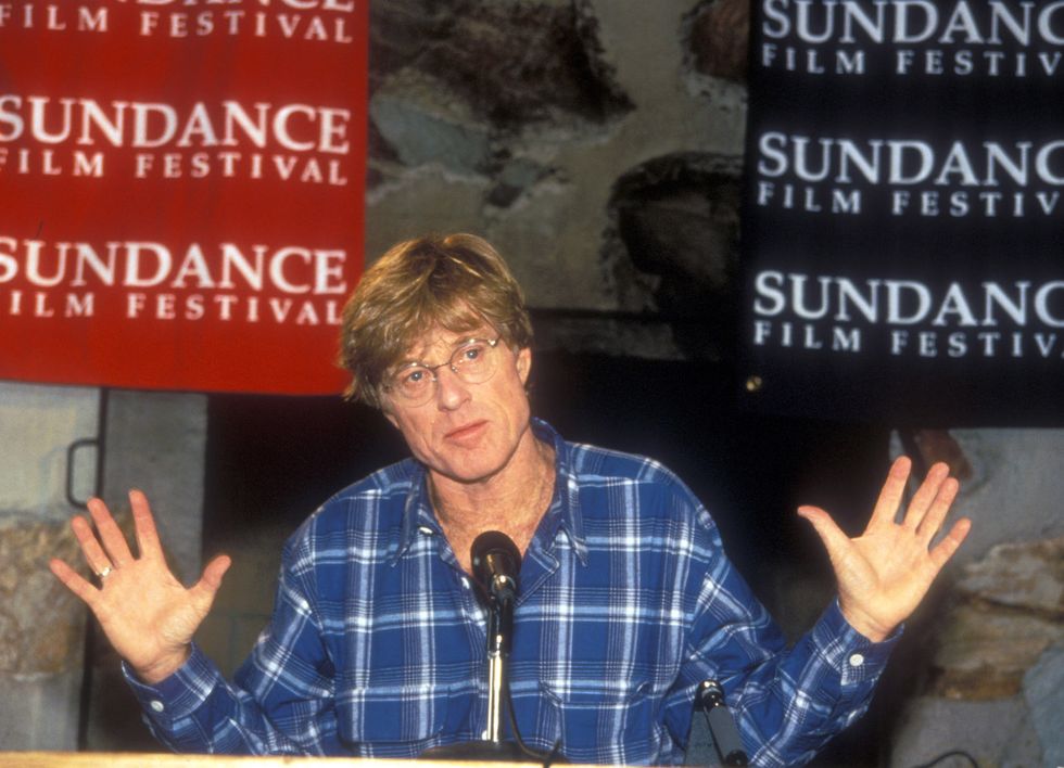 robert redford at the various in park city, utah photo by randall michelsonwireimage